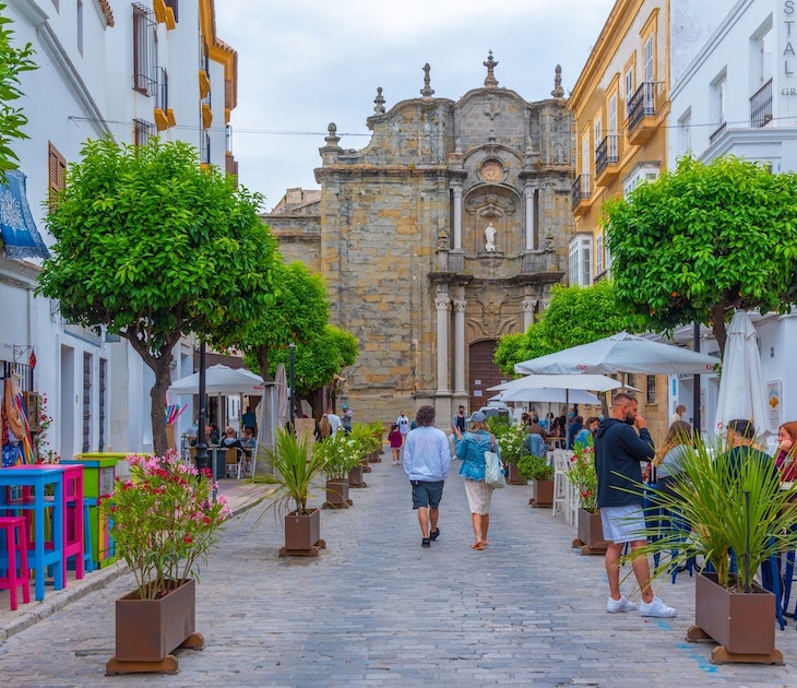 Tarifa, Spain, May 23, 2021: White street leading to the church of San Mateo in the old town of Spanish city Tarifa; Shutterstock ID 2251412043; your: -; gl: -; netsuite: -; full: -
2251412043